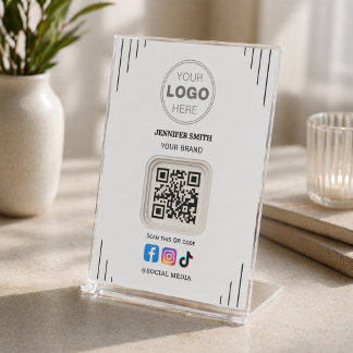Expositor En L Tarjeta de Presentación de Redes Sociales | Instag