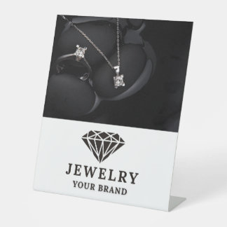 Expositor En L Tarjeta de visualización elegante de joyas