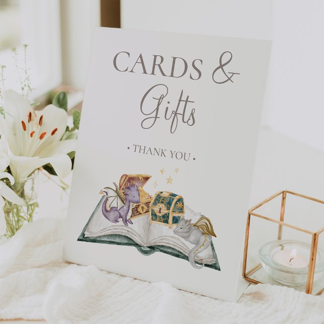 Expositor En L Tarjetas Baby Shower y regalos del libro de cuento (Subido por el creador)