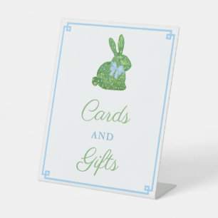Expositor En L Tarjetas Baby Shower Y Regalos Smart Boxwood Bunny