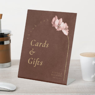 Expositor En L Tarjetas de Boda Regalos Arco de Orquídea Oasis Bo