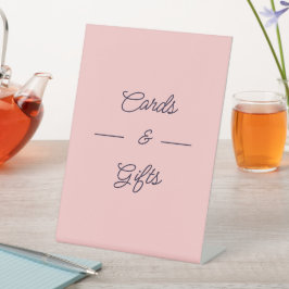 Expositor En L Tarjetas De Boda Y Regalos De Enseñanza Sencilla