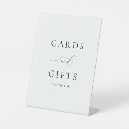 Expositor En L Tarjetas de caligrafía clásica y regalos