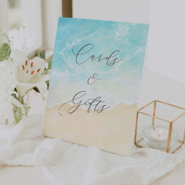 Expositor En L Tarjetas De Ducha Y Regalos De Verano En La Playa