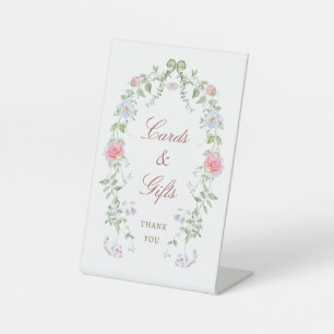 Expositor En L Tarjetas de marco floral y regalos