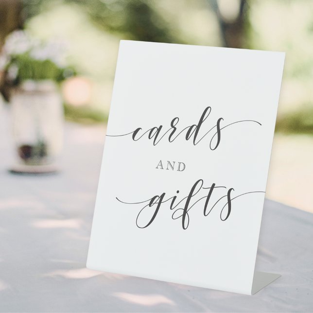 Expositor En L Tarjetas de matrimonio y regalos de caligrafía mod (Subido por el creador)