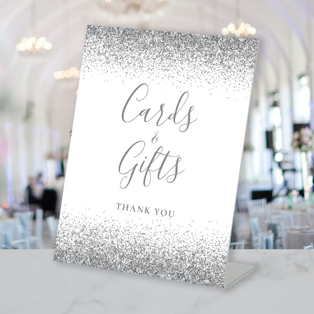 Expositor En L Tarjetas de matrimonio y regalos Purpurinas de pla (Subido por el creador)