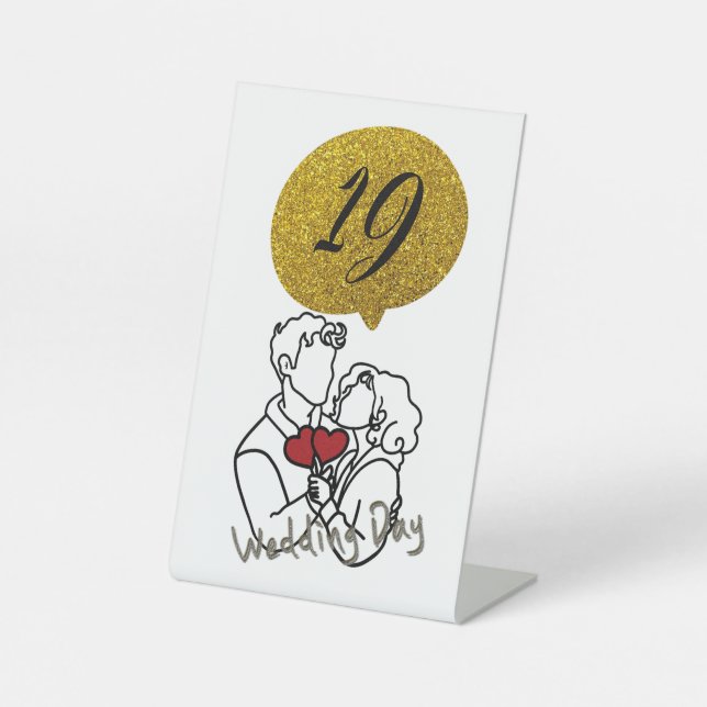 Expositor En L Tarjetas de mesa (Anverso)