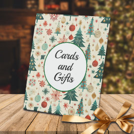 Expositor En L Tarjetas de patrón invernal festivo e GIfts