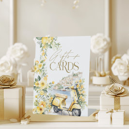 Expositor En L Tarjetas de regalo Positano Amalfi Vespa Ducha de