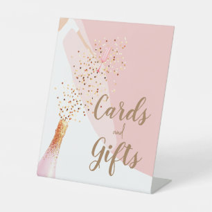 Expositor En L Tarjetas de regalos y obsequios Rosa rubor Despedi