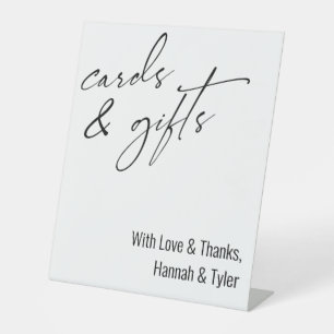 Expositor En L Tarjetas de tipografía de escritura a mano y regal