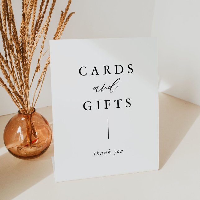 Expositor En L Tarjetas rusticas de caligrafía y regalos Rótulo P (Subido por el creador)