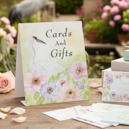 Expositor En L Tarjetas y regalos Anémonas de grulla chillona