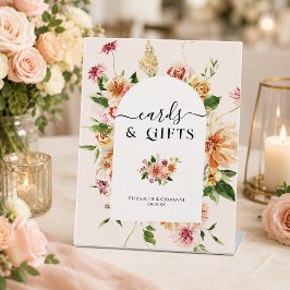 Expositor En L Tarjetas y regalos | Boda Afterglow Garden