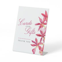 Tarjetas y regalos boda de la acuarela de orquídea