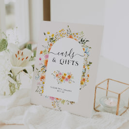 Expositor En L Tarjetas y regalos | Boda Floral Boho