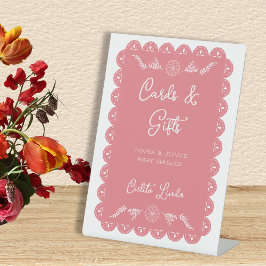 Expositor En L Tarjetas y regalos Cielito Lindo Chica Baby Shower