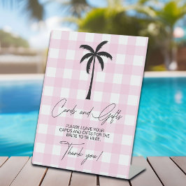 Expositor En L Tarjetas y regalos color rosa blanco de árbol de p