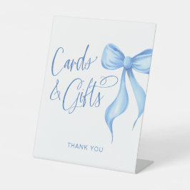 Expositor En L Tarjetas y regalos Coquette Blue Bow