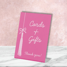 Expositor En L Tarjetas y regalos Coquette Bow Tassel 2025 Gradua