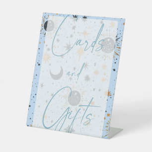 Expositor En L Tarjetas y regalos de boda celestiales Soporte Sig