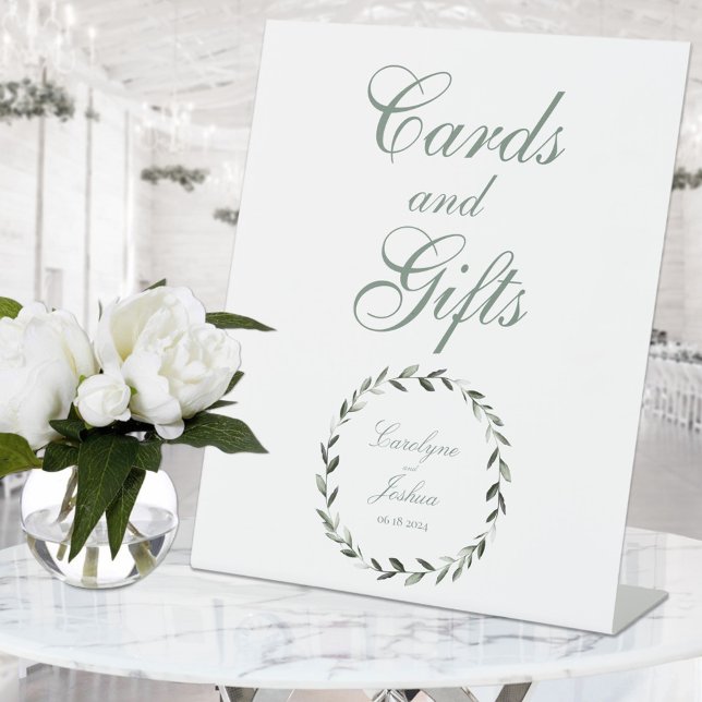 Expositor En L Tarjetas Y Regalos De Boda De Olive Wreath (Subido por el creador)
