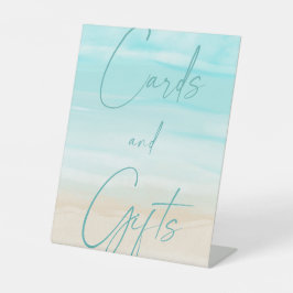 Expositor En L Tarjetas y regalos de boda modernos de playa - Let