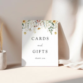 Expositor En L Tarjetas y regalos de bodas en el campo de las flo