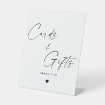 Tarjetas y regalos de caligrafía minimalista para