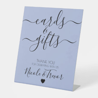 Expositor En L Tarjetas y regalos de caligrafía simple con nombre