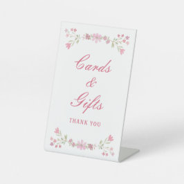 Expositor En L Tarjetas y regalos de flores rosas