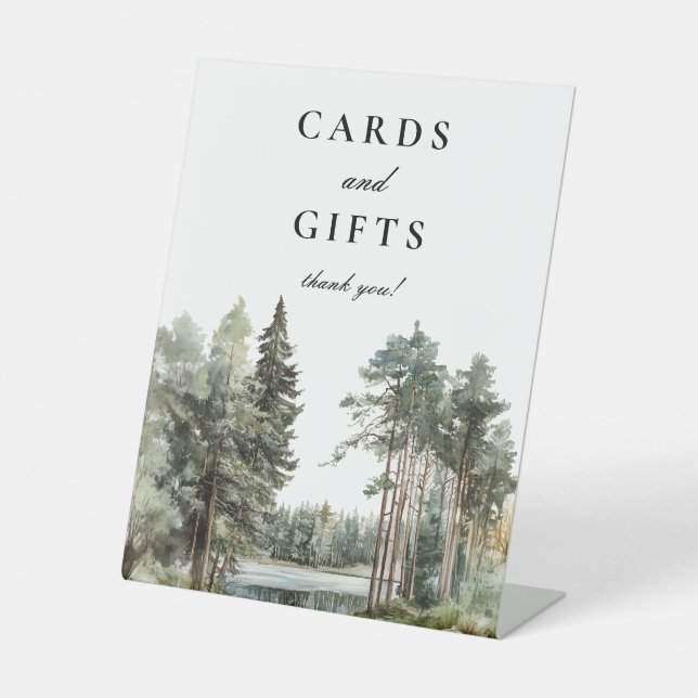 Expositor En L Tarjetas Y Regalos De Los Bosques Del Lago Acuátic (Anverso)