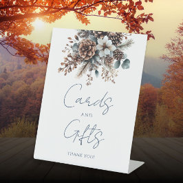 Expositor En L Tarjetas y regalos de piñas florales del bosque el
