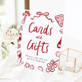 Expositor En L Tarjetas y regalos de pizza italiana moderna That'