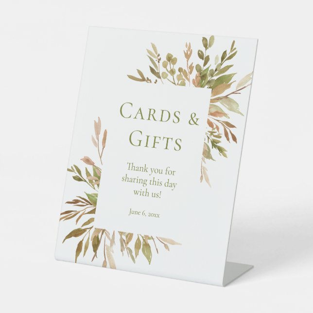 Expositor En L Tarjetas y regalos de vegetación acuática (Anverso)