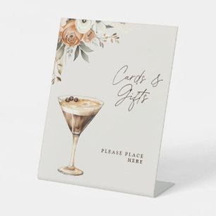 Expositor En L Tarjetas y regalos Espresso Martini Bridal Shower