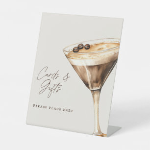 Expositor En L Tarjetas y regalos Espresso Martini Bridal Shower