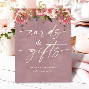 Expositor En L Tarjetas y regalos florales Ophelia Dusty Pink par