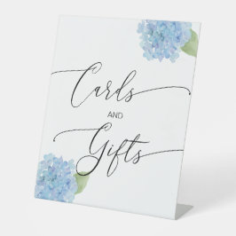 Expositor En L Tarjetas y regalos Hydrangea Pedestal Rótulo