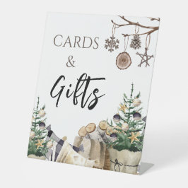 Expositor En L Tarjetas y regalos | Mesa de Desayuno Nupcial Boho