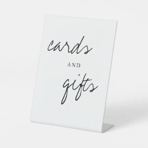 Expositor En L Tarjetas y regalos Moderna y sencilla mesa Boda