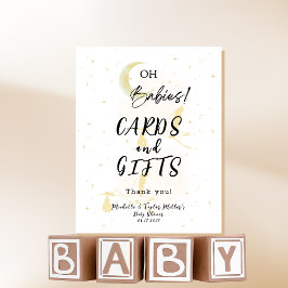 Expositor En L Tarjetas y regalos Neutral Twin Storin Baby Shower