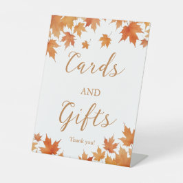 Expositor En L Tarjetas y regalos para baby shower de otoño