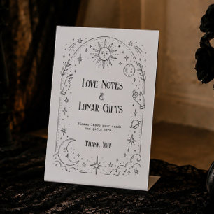Expositor En L Tarjetas y regalos para despedida de soltera celes