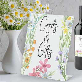 Expositor En L Tarjetas y regalos para el prado de flores silvest
