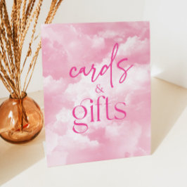 Expositor En L Tarjetas y regalos para las nubes parkly rosas