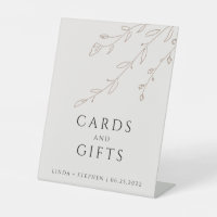 Tarjetas y regalos sencillos de origen neutro Beig
