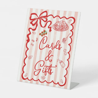 Expositor En L Tarjetas y regalos tema de lazo
