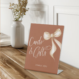 Expositor En L Tarjetas y regalos Terracotta Sand Bow